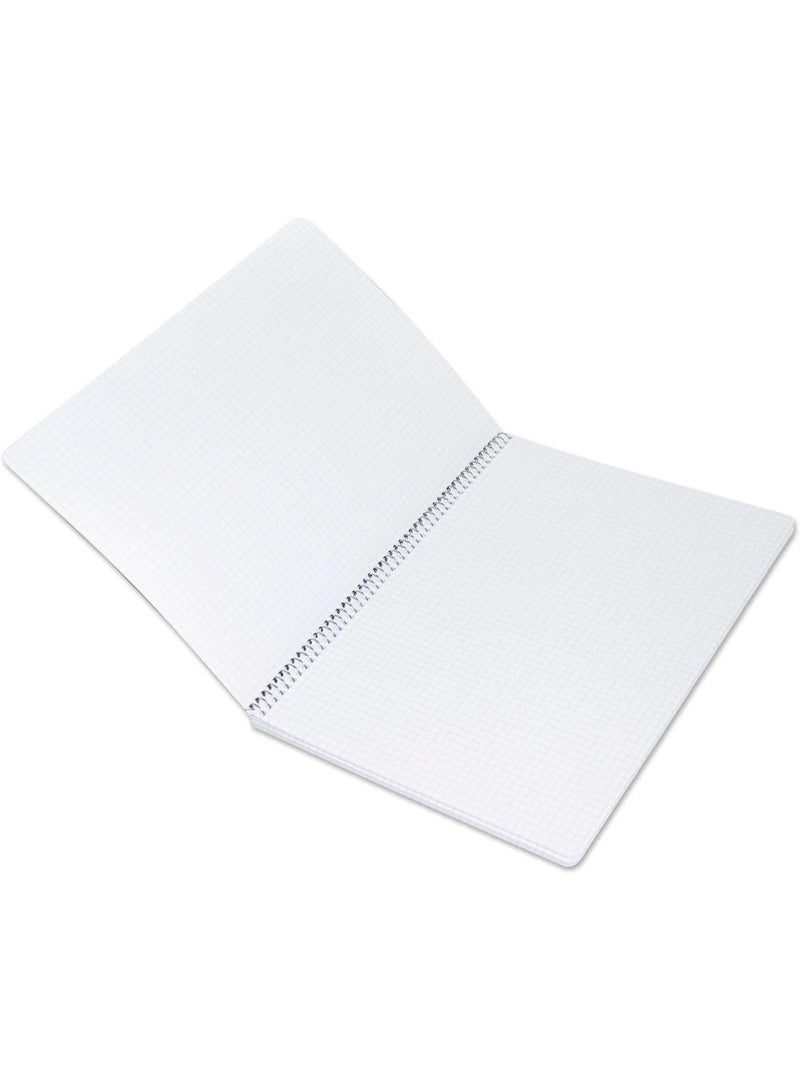 FIS Pack of 5 Burj Khalifa Notebook,A4 Spiral,70 Sheets,70Gsm,5Mm Squared -FSNBA419035M - Image 2